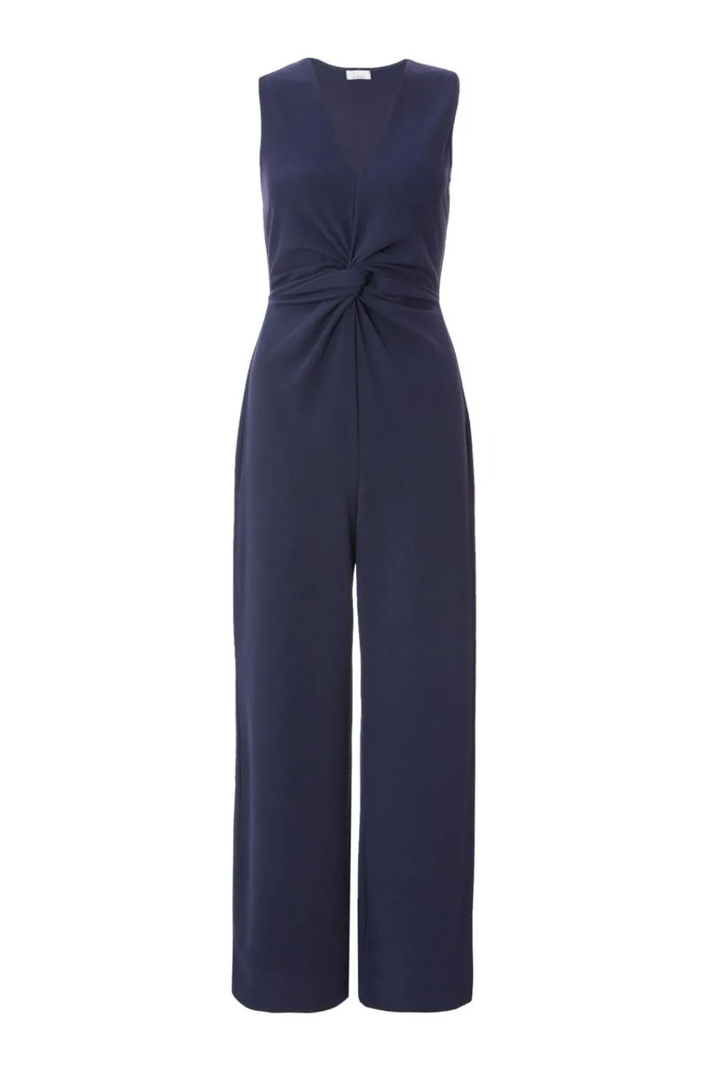 Quiz Occasion Jumpsuits|Evening Jumpsuits>Navy Gathered Front Jumpsuit