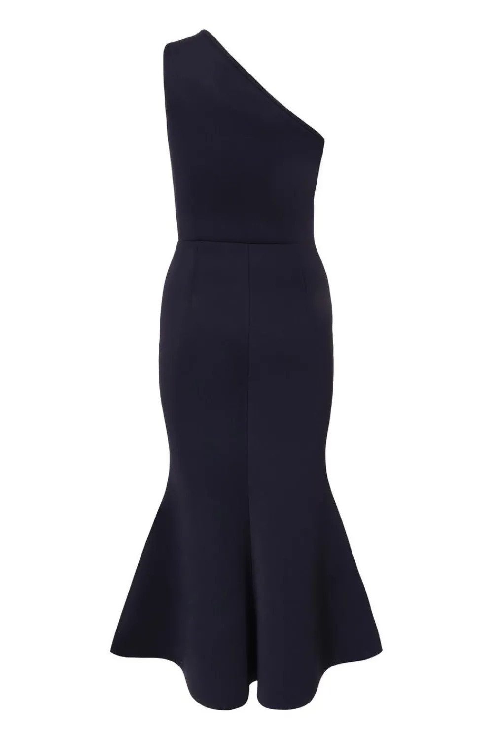 Quiz Day At The Races|Christening Guest>Navy One Shoulder Peplum Dress