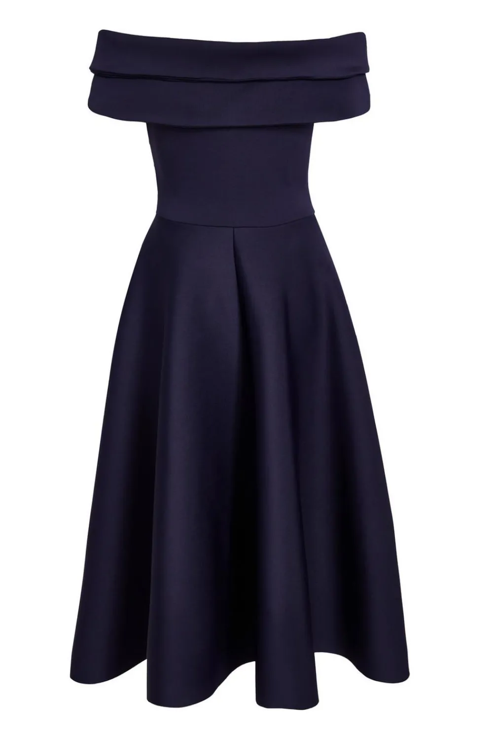 Quiz Evening Dresses|Day At The Races>Pleated Bardot Midi Dress