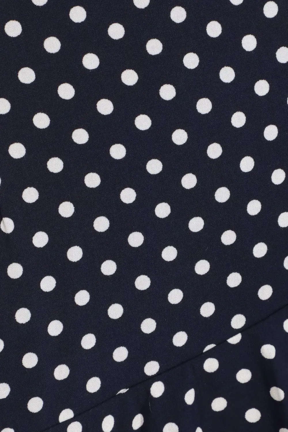 Quiz Summer Clothes|Casual Clothing>Navy Polka Dot Print Skater Dress