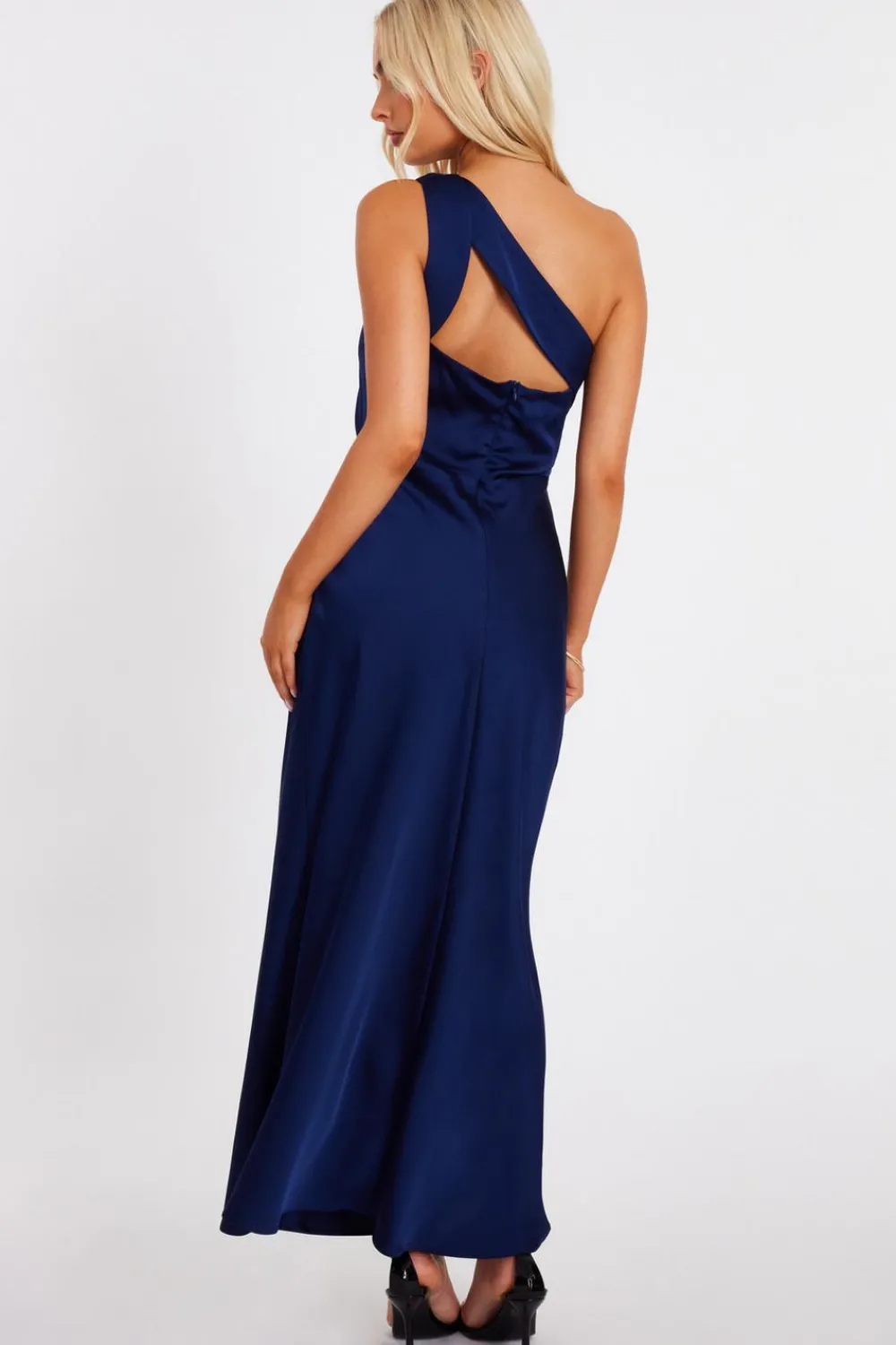 Quiz Evening Dresses|Day At The Races>Satin One Shoulder Midaxi Dress