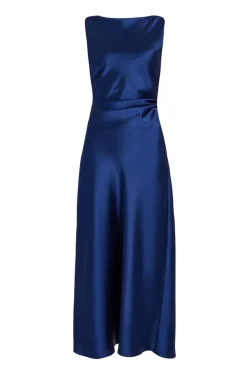 Quiz Evening Dresses|Day At The Races>Satin Ruched Midaxi Dress