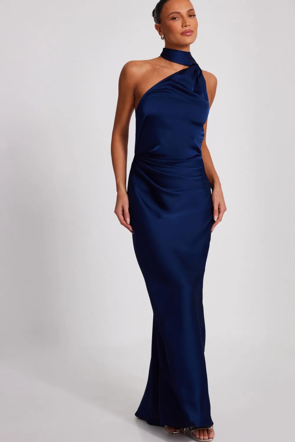 Quiz Prom Dresses|Prom & Ball>Satin Wrap Neck Maxi Dress