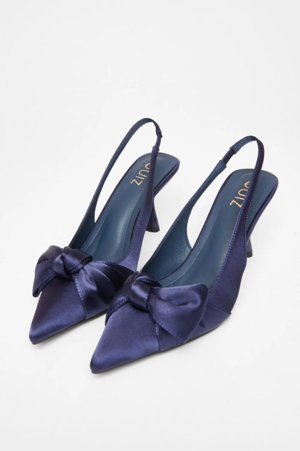 Quiz Occasion Shoes|Heels>Sling Back Bow Heels