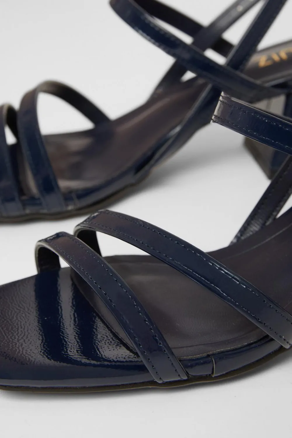 Quiz Sandals|Heels>Slingback Low Block Heels
