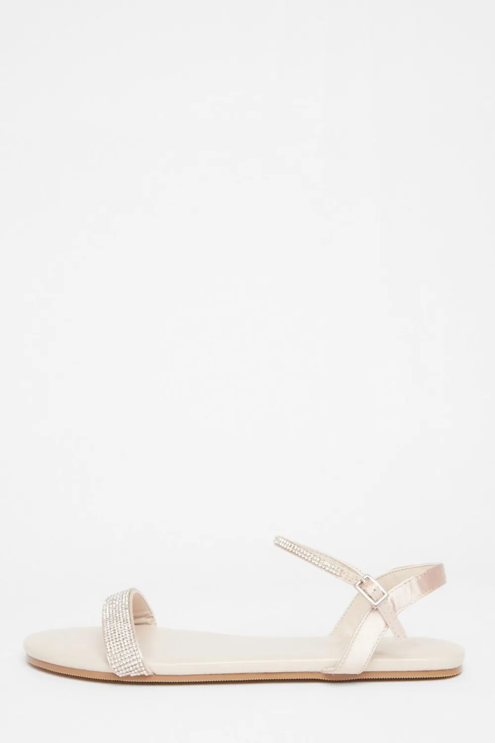 Quiz Sandals|Holiday Shoes>Diamante Flat Sandals
