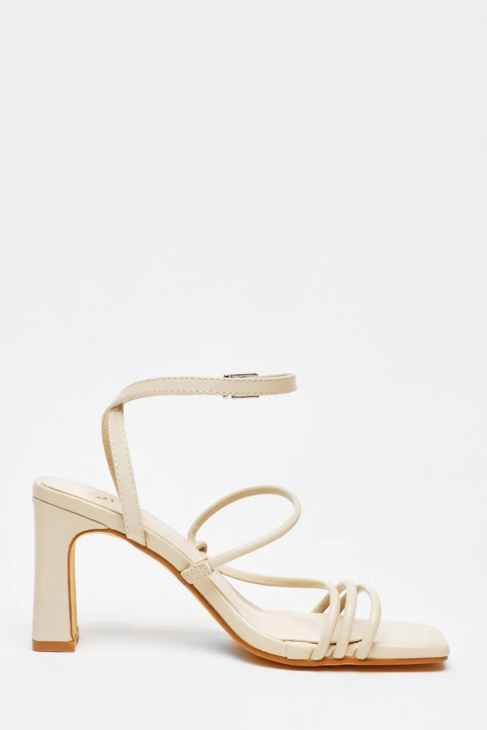 Quiz Sandals|Holiday Shoes>Faux Leather Block Heeled Sandals
