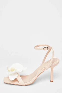 Quiz Occasion Shoes|Heels>Flower Detail Stiletto Heels