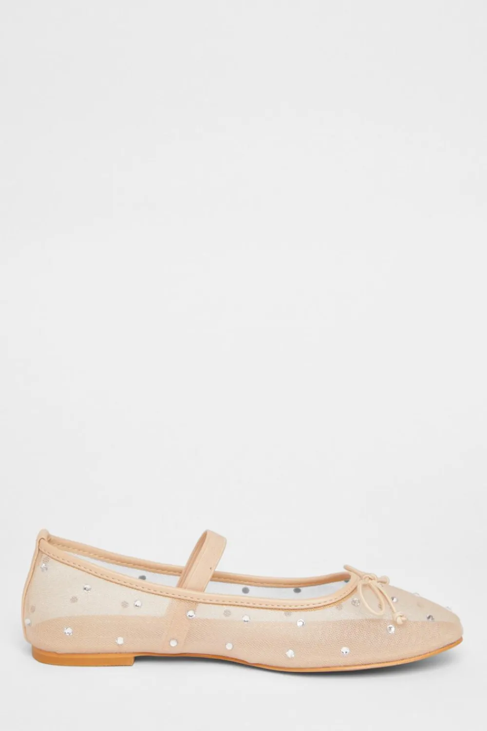 Quiz Pumps|Flats>Mesh Diamante Bow Pumps
