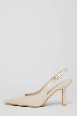 Quiz Heels|Day At The Races>Patent Slingback Low Court Heels