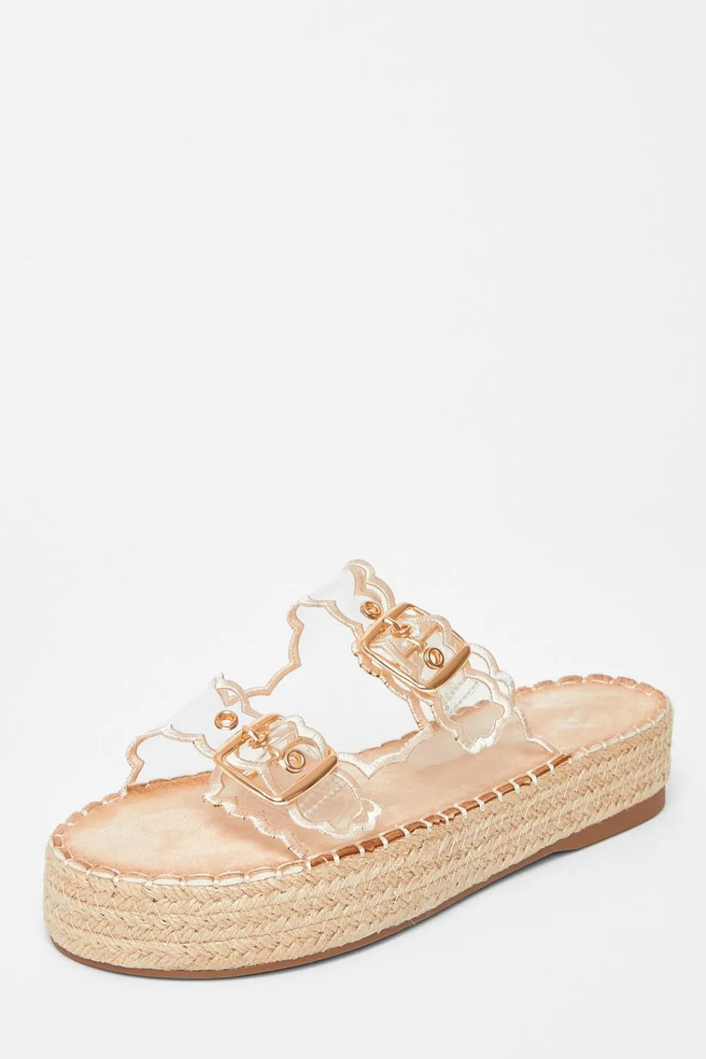 Quiz Sandals|Holiday Shoes>Scallop Flatform Sandals