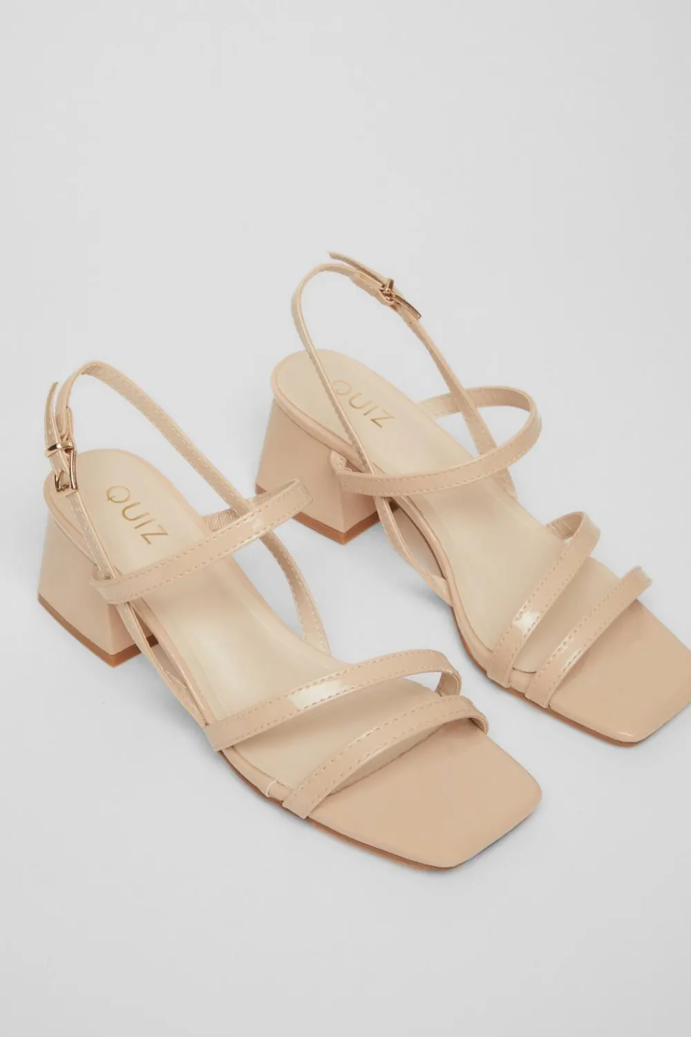 Quiz Sandals|Holiday Shoes>Sling Back Heeled Sandal