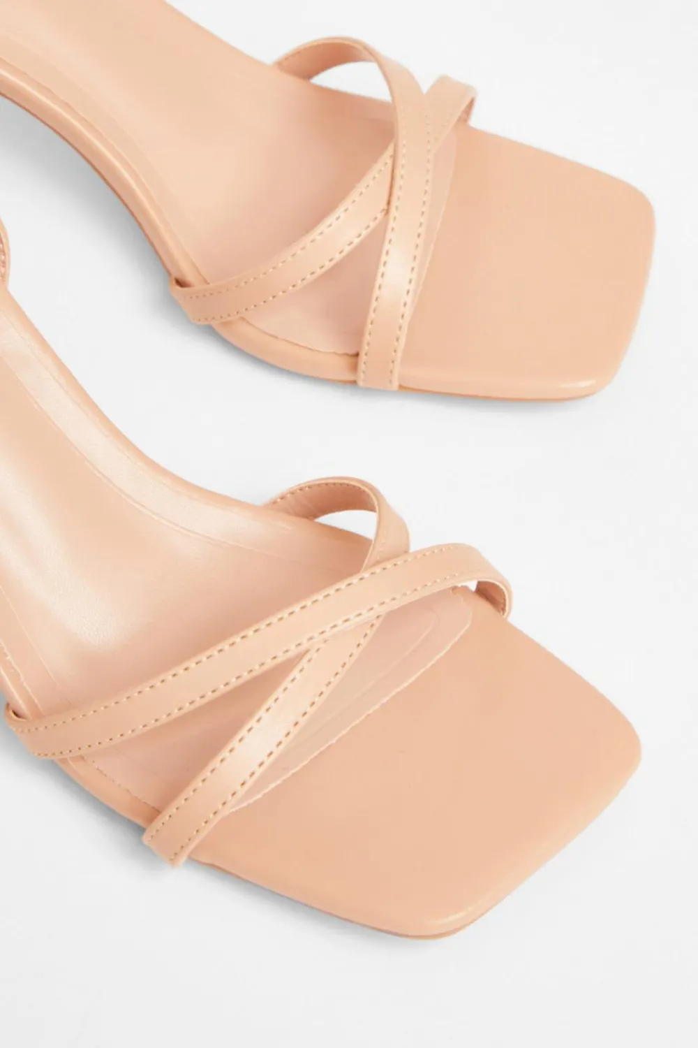 Quiz Heels>Strappy Flared Heels