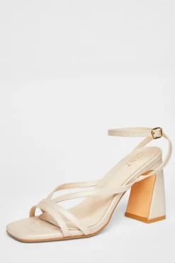 Quiz Shoe & Bag Sets|Heels>Strappy High Block Heels