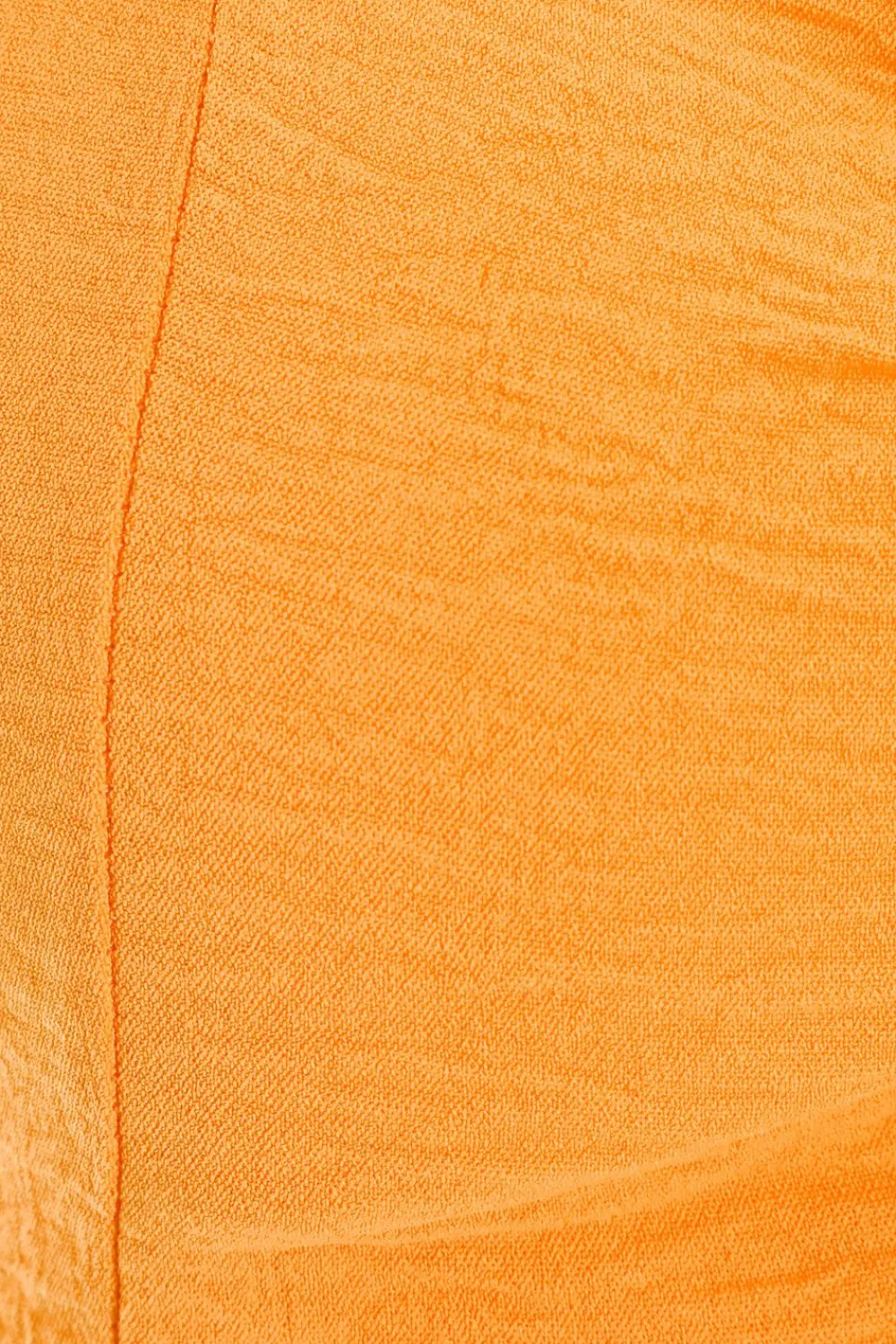 Quiz Summer Tops|Crop Tops>Orange Halter Neck Crop Top