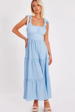 Quiz Summer Clothes|Holiday>Crinkle Midaxi Dress