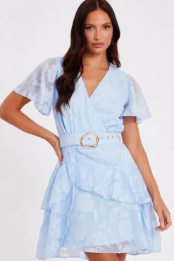 Quiz Day At The Races|Christening Guest>Frill Belted Skater Dress