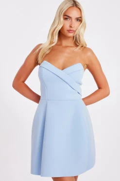 Quiz Day At The Races|Dresses>Wrap Front Mini Dress