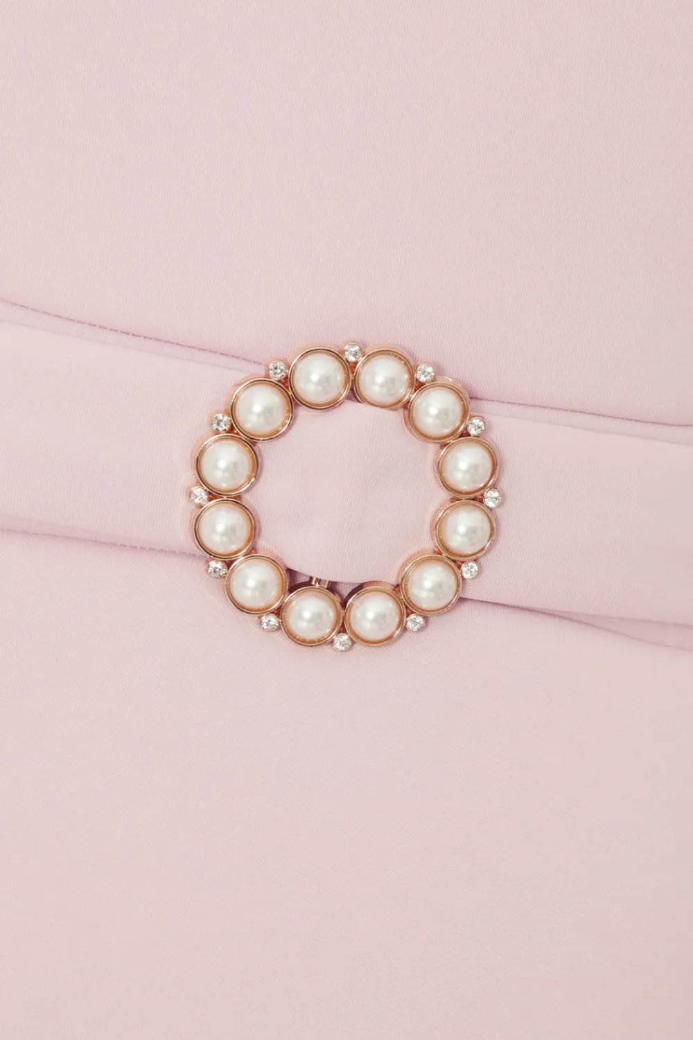 Quiz Day At The Races|Summer Clothes>Pale Pink Buckle Mini Dress