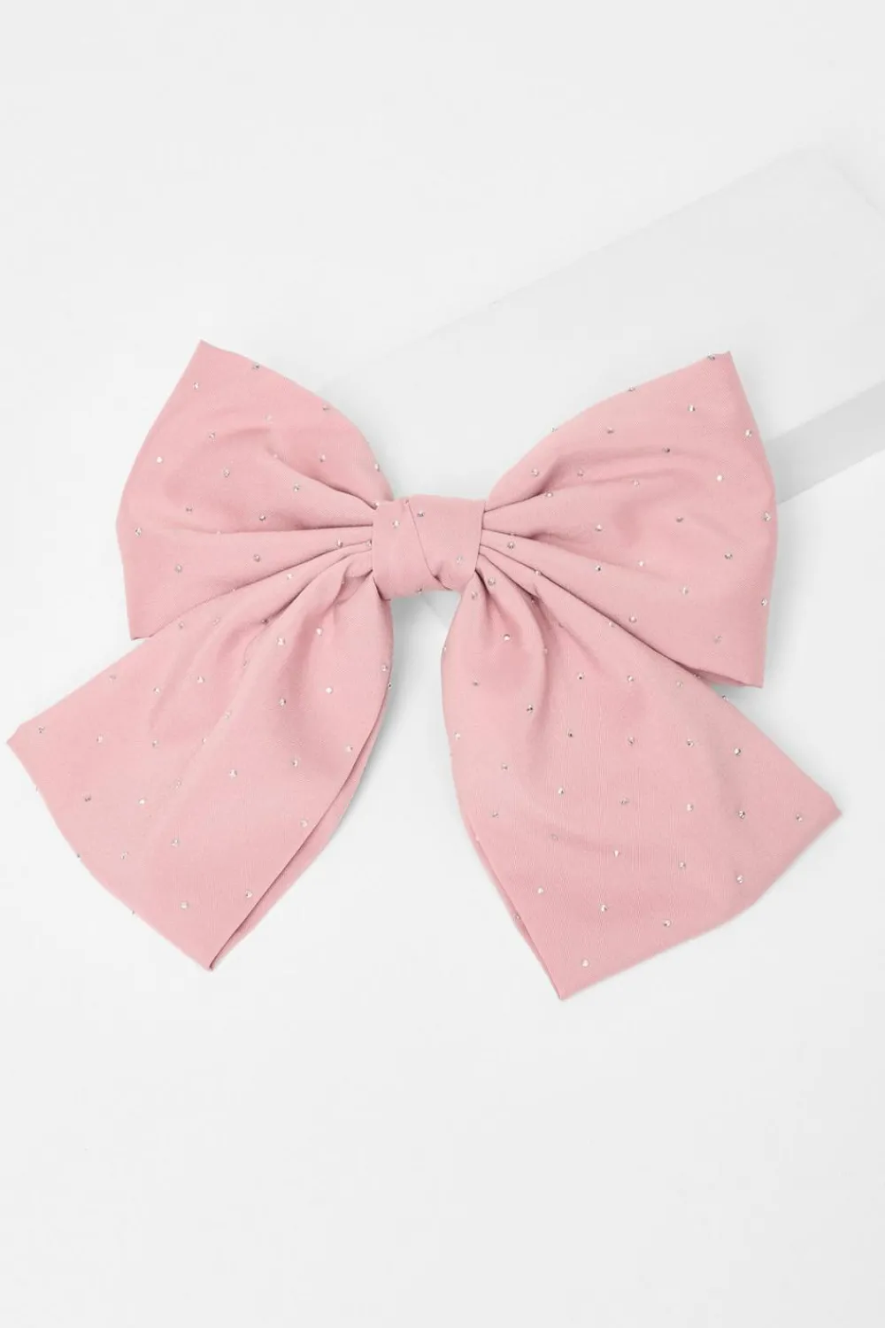 Quiz Wedding Accessories|Holiday Accessories>Pale Pink Diamante Hair Bow