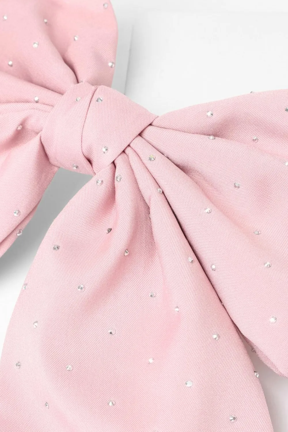 Quiz Wedding Accessories|Holiday Accessories>Pale Pink Diamante Hair Bow