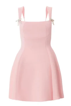 Quiz Pink Dresses|Petite Dresses>Petite Baby Pink A-Line Mini Dress