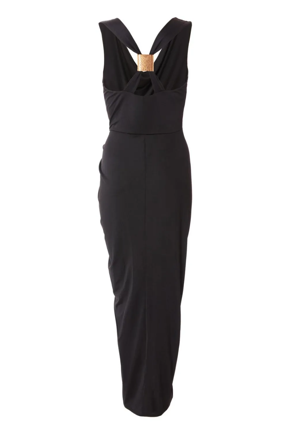 Quiz Evening Dresses|Going Out>Petite Black Cowl Neck Midaxi Dress