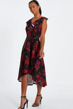 Quiz Red Dresses|Midi Dresses><noscript><img width=
