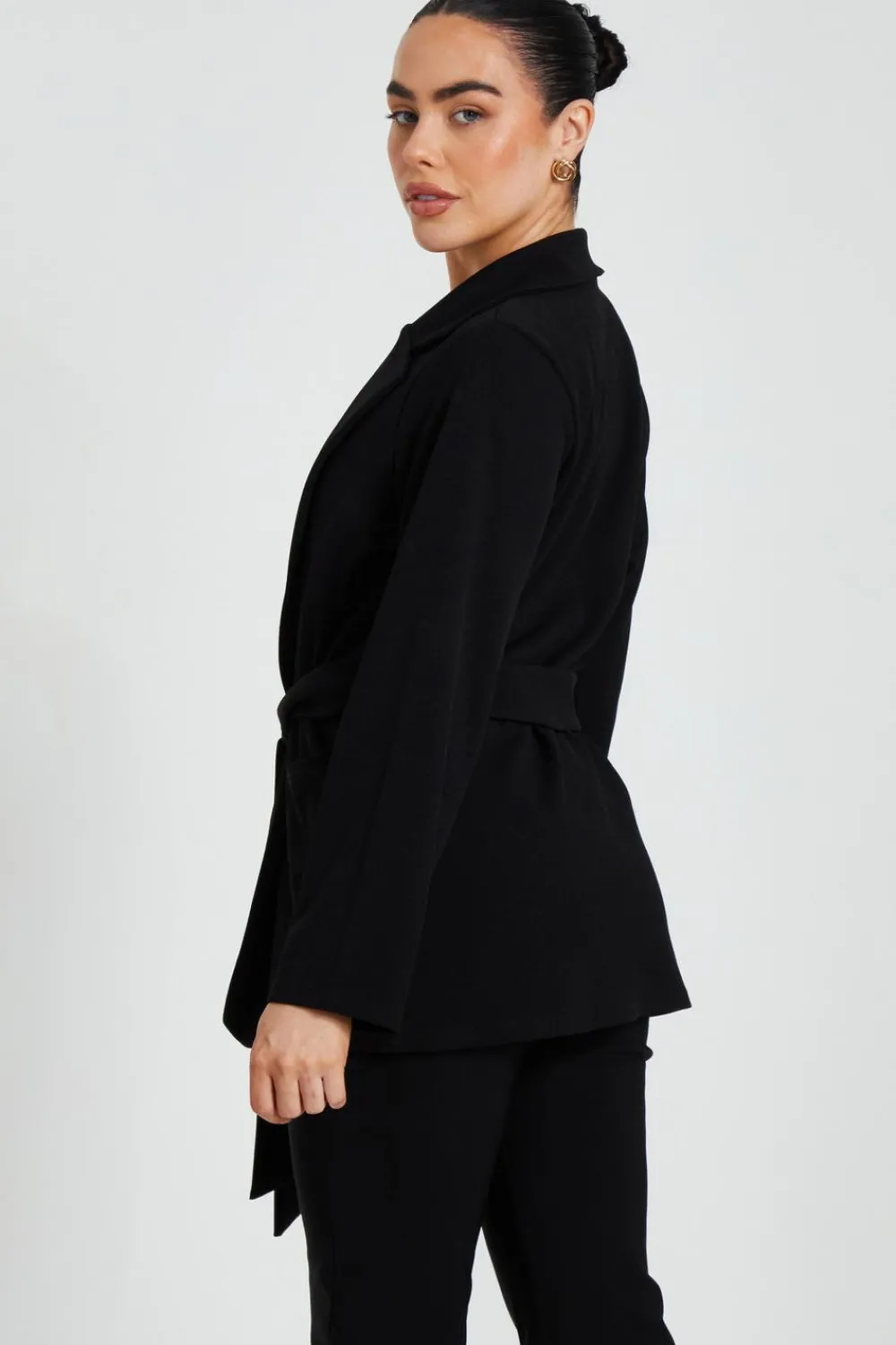 Quiz Workwear|Modest>Petite Tie Waist Blazer