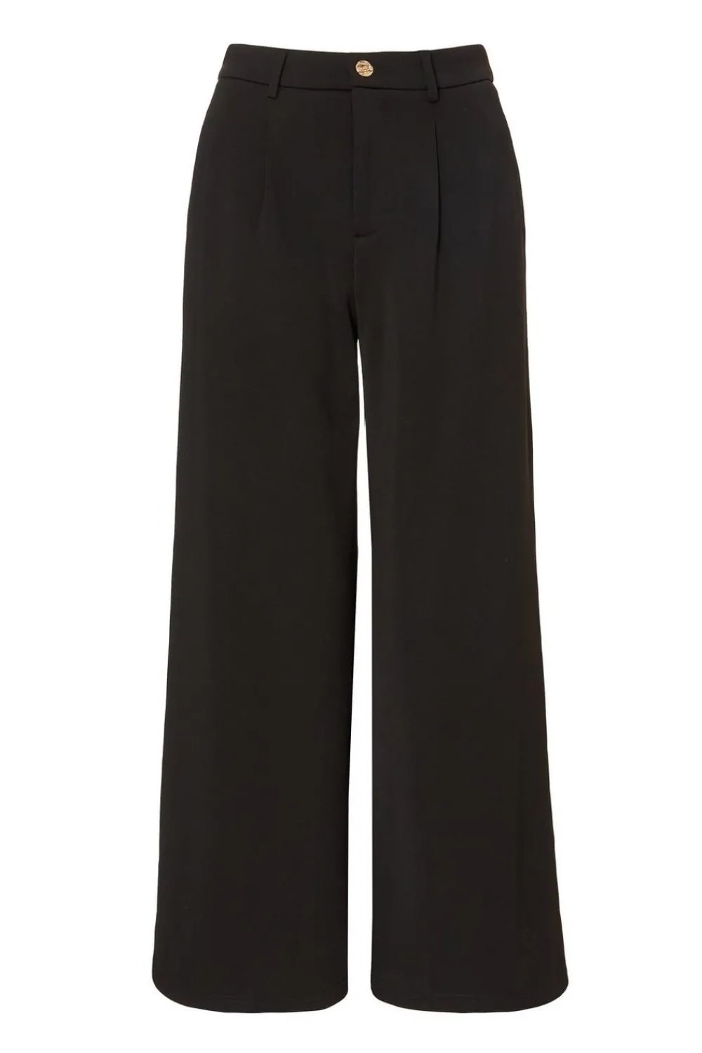 Quiz Day At The Races|Christening Guest>Petite Black Wide Leg Trousers