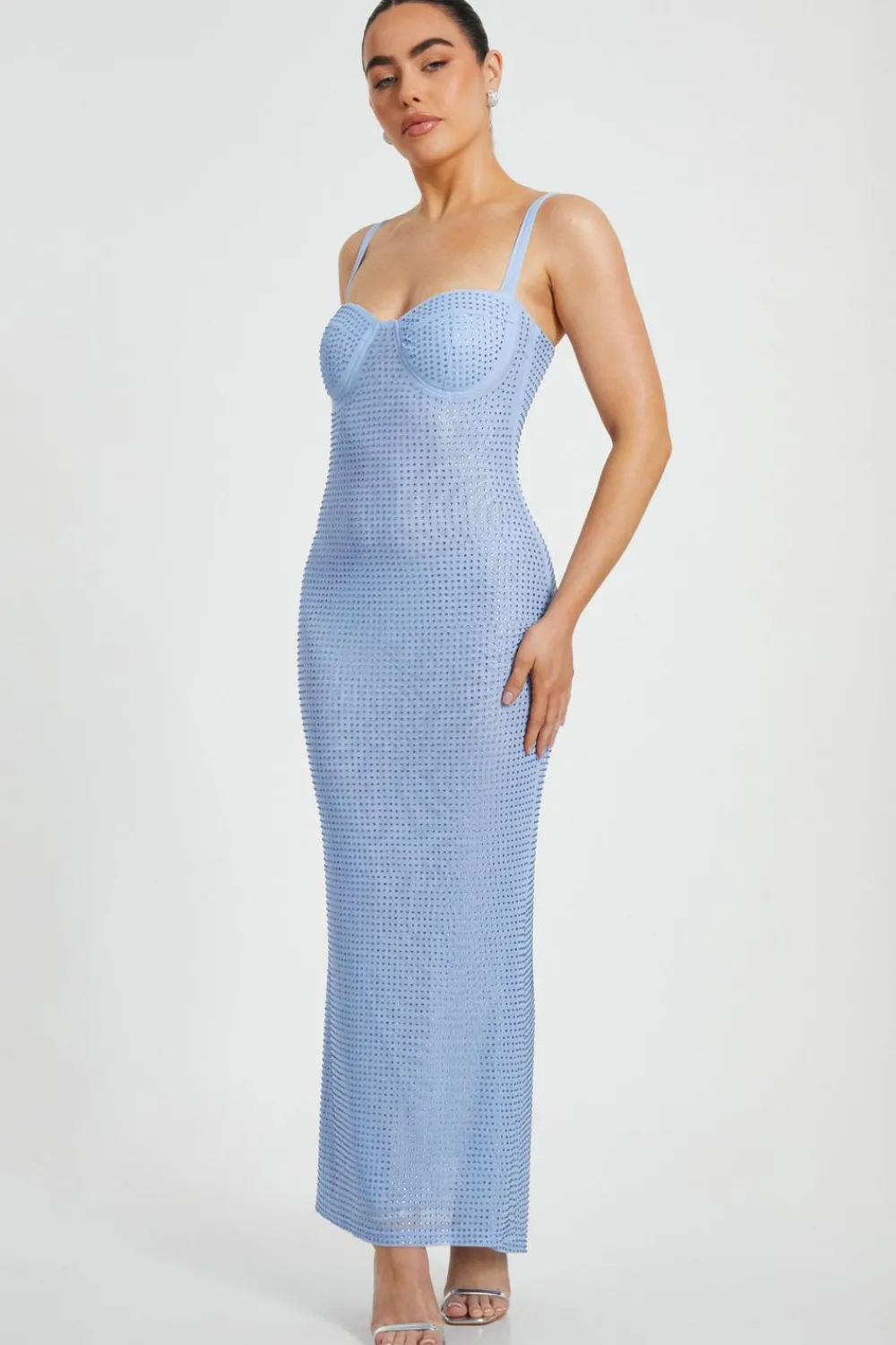 Quiz Prom Dresses|Prom & Ball>Petite Diamante Maxi Dress