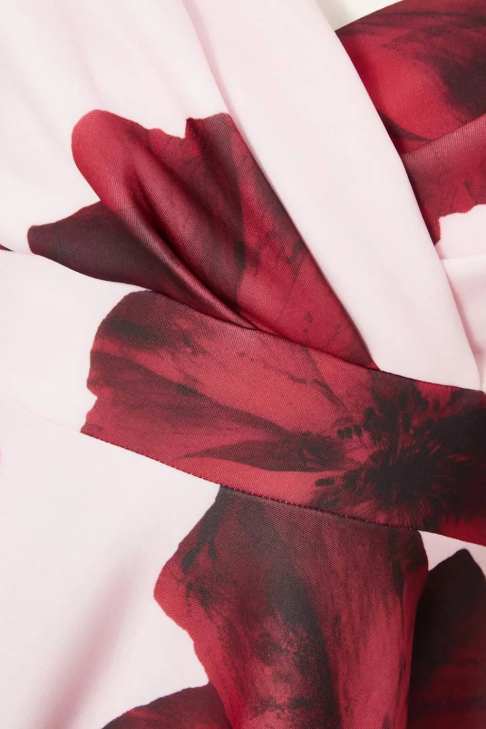 Quiz Summer Clothes|Petite Dresses>Petite Blush Bardot Floral Skater Dress