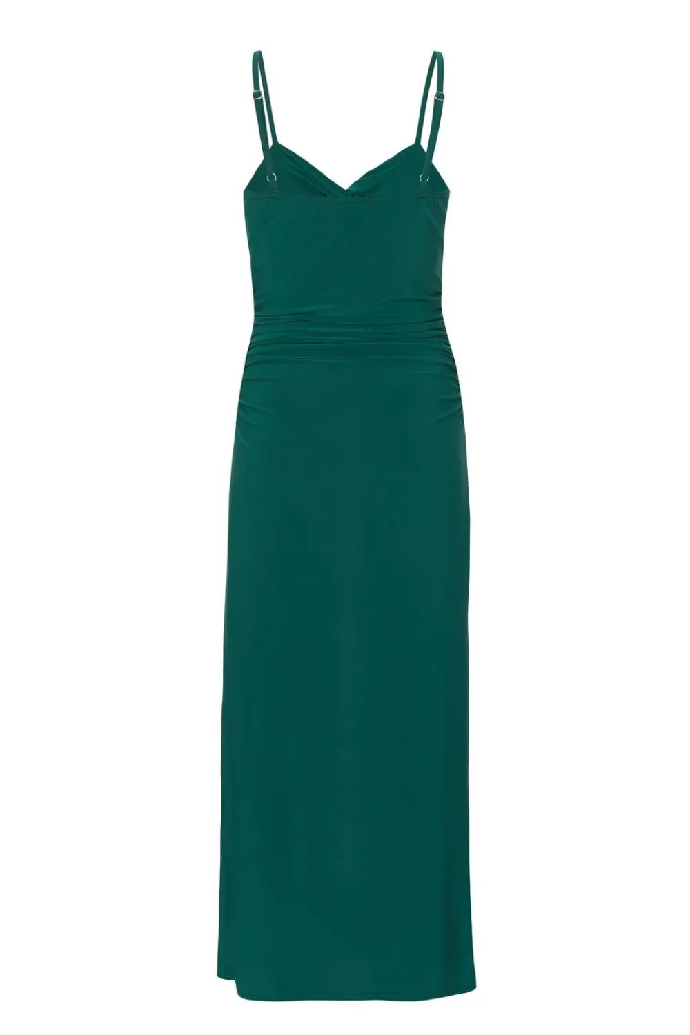 Quiz Day At The Races|Christening Guest>Petite Bottle Green Knot Detail Midaxi Dress