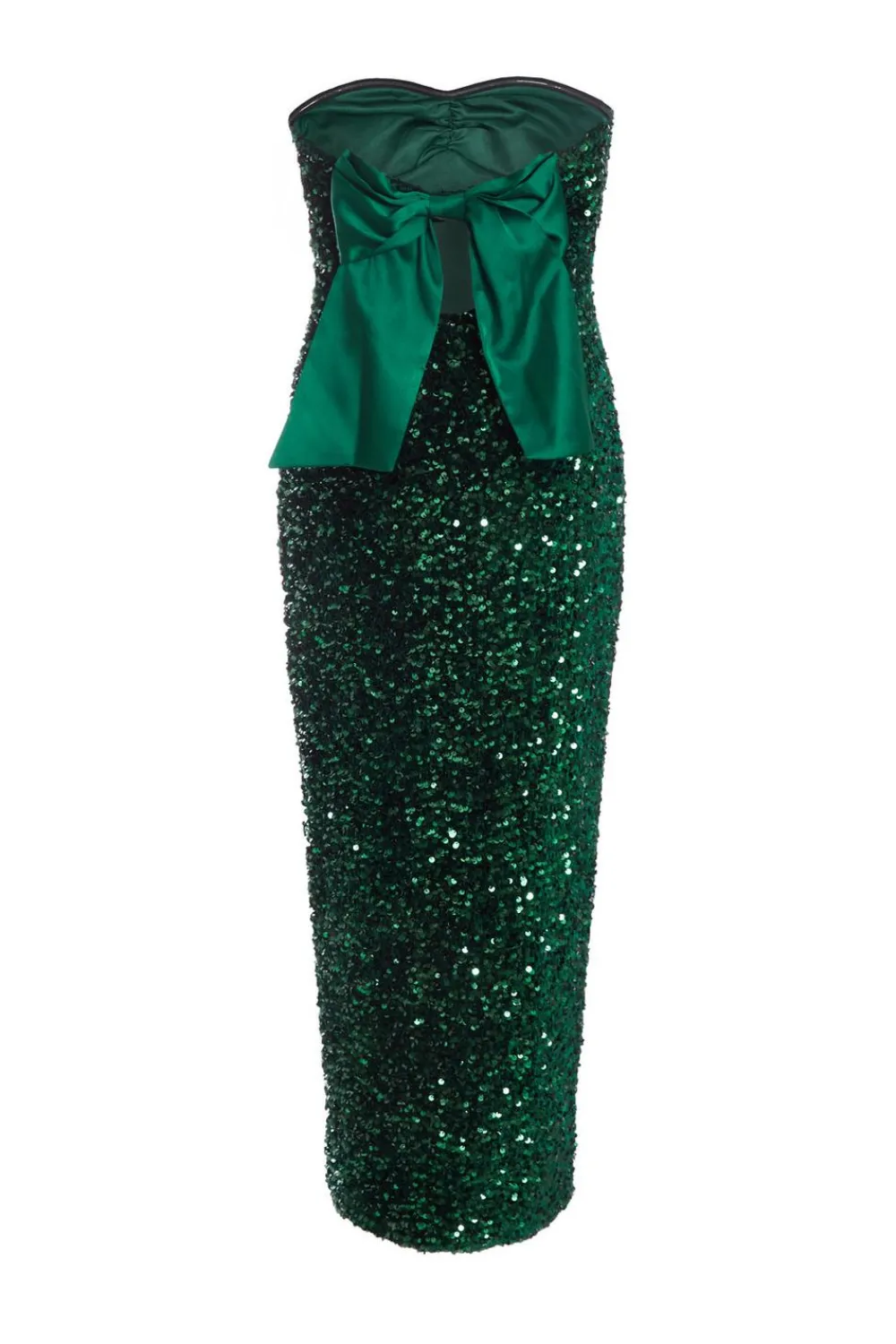 Quiz Evening Dresses|Petite Dresses>Petite Bottle Green Sequin Midaxi Dress