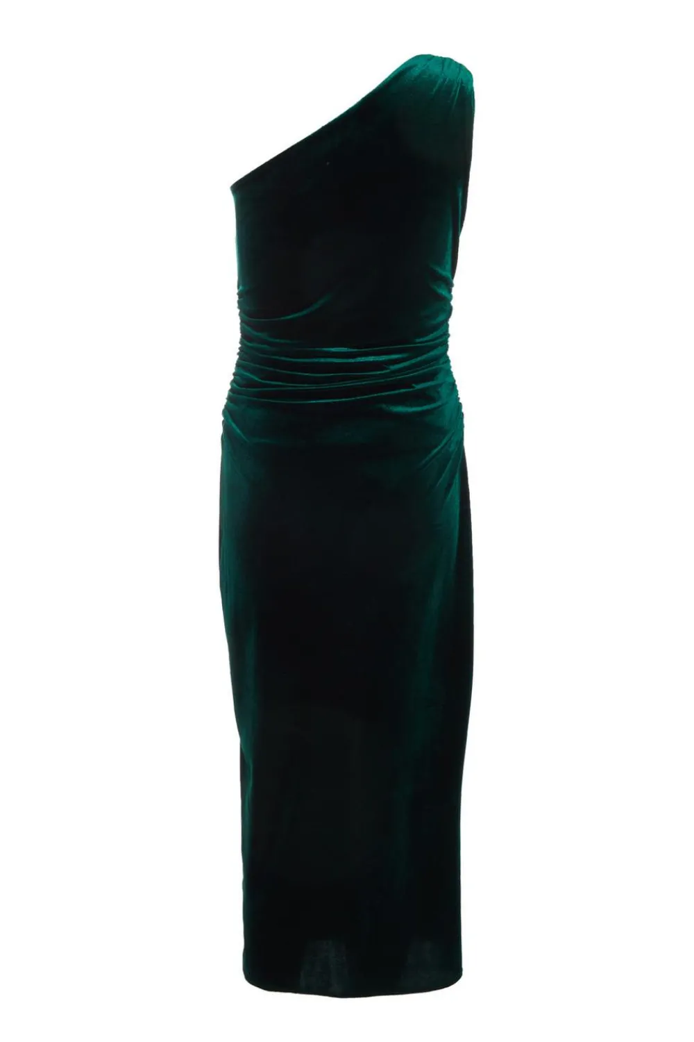 Quiz Evening Dresses|Prom Dresses>Petite Bottle Green Velvet Midaxi Dress