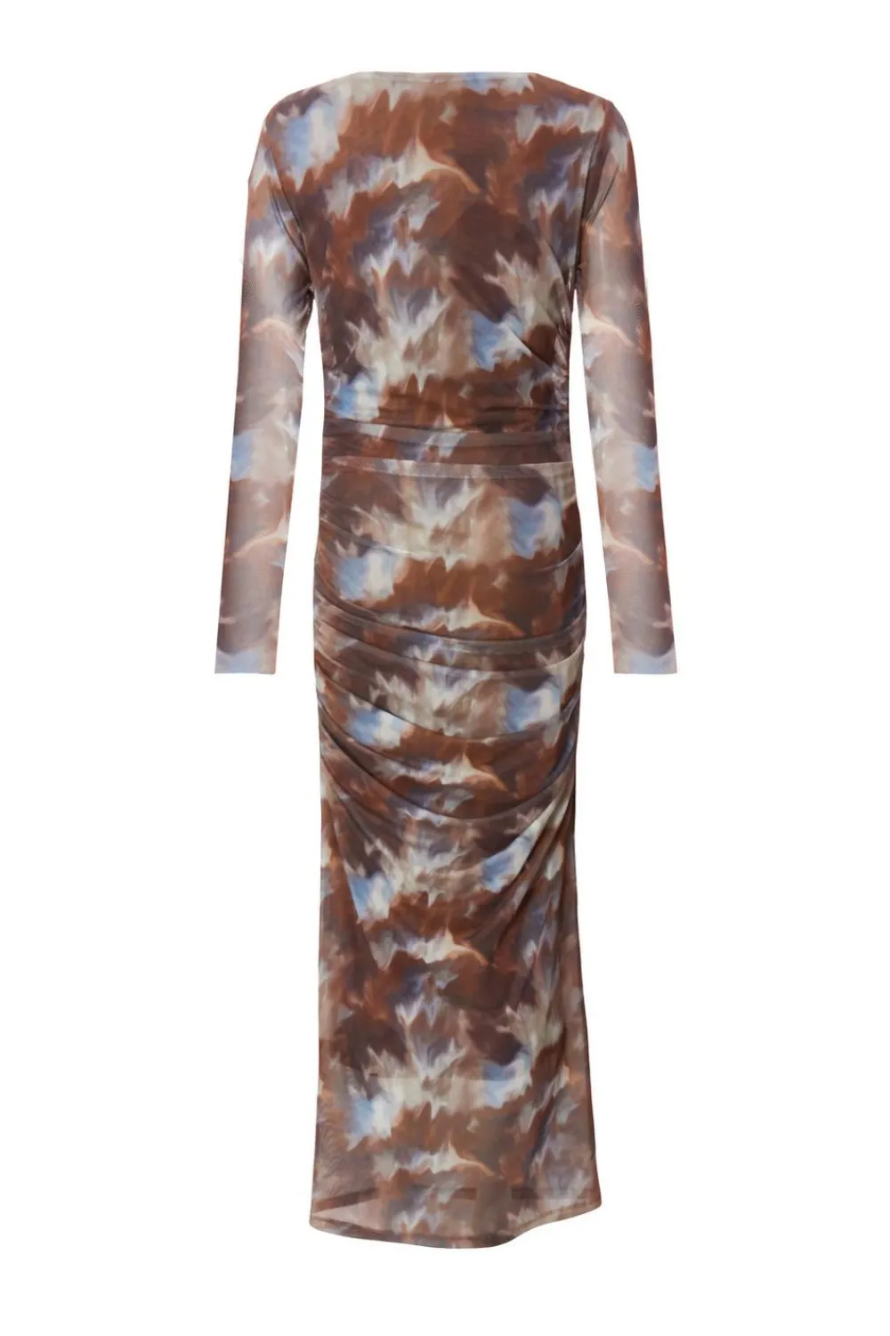 Quiz Going Out|Dresses>Petite Brown Mesh Midaxi Dress