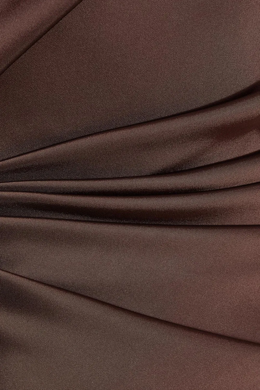 Quiz Prom Dresses|Prom & Ball>Petite Brown Satin Wrap Neck Maxi Dress