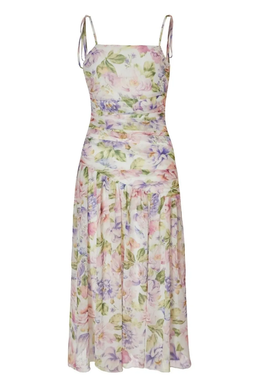 Quiz Day At The Races|Christening Guest>Petite Chiffon Floral Midi Dress