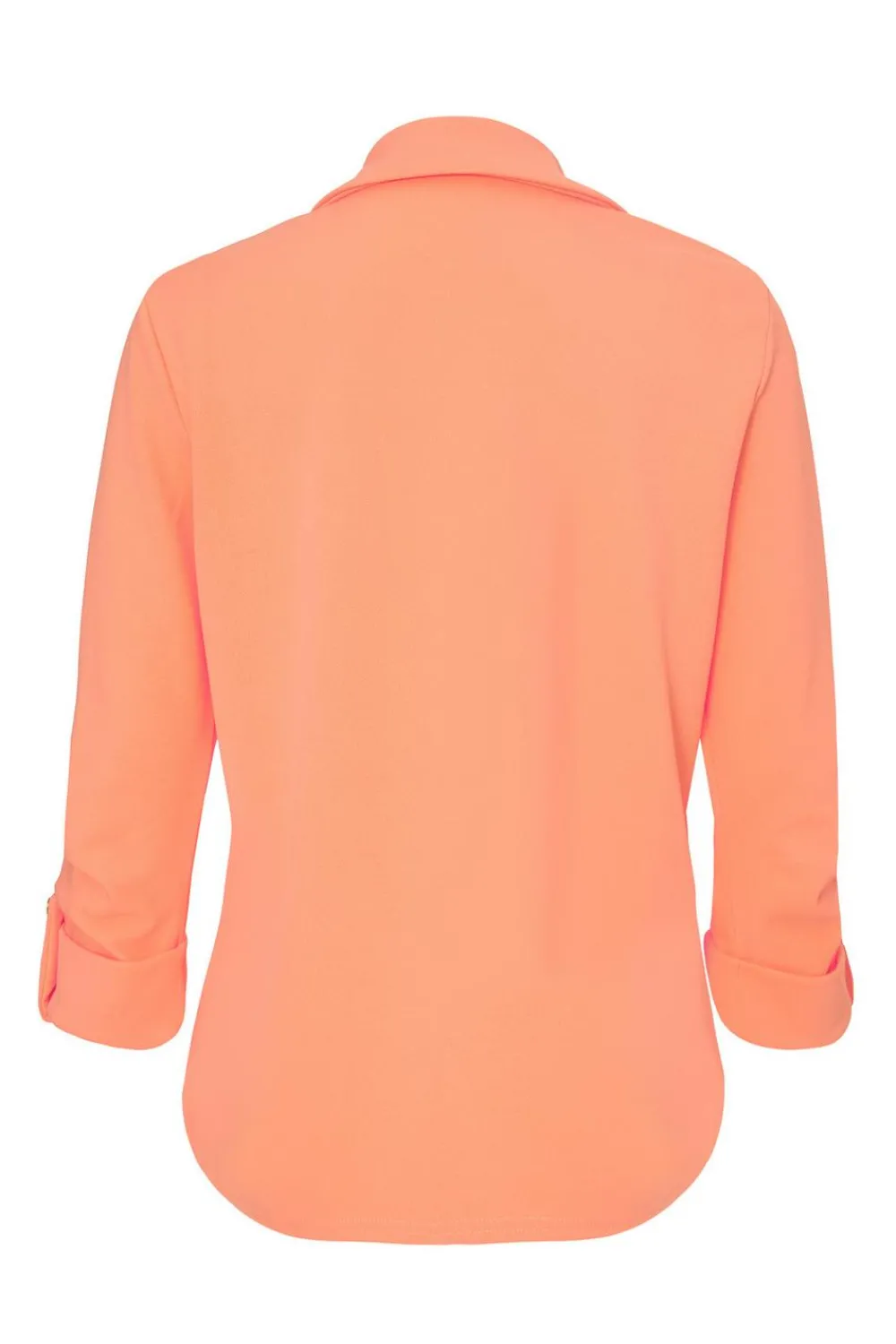 Quiz Workwear|Summer Clothes>Petite Coral Ruched Sleeve Blazer