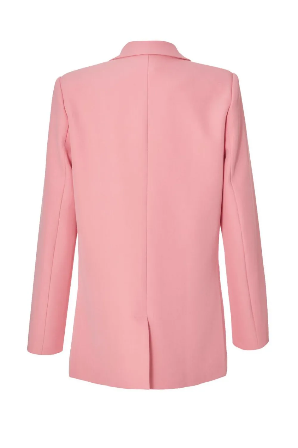 Quiz Summer Clothes|Modest>Petite Coral Woven Long Sleeve Blazer