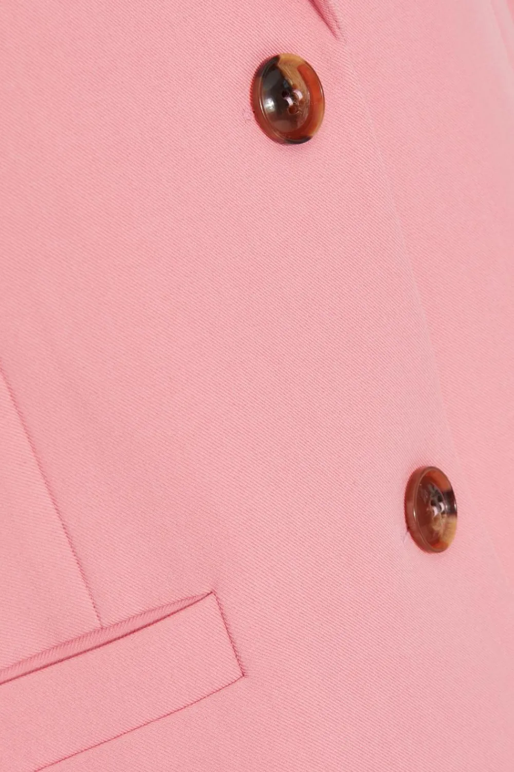 Quiz Summer Clothes|Modest>Petite Coral Woven Long Sleeve Blazer