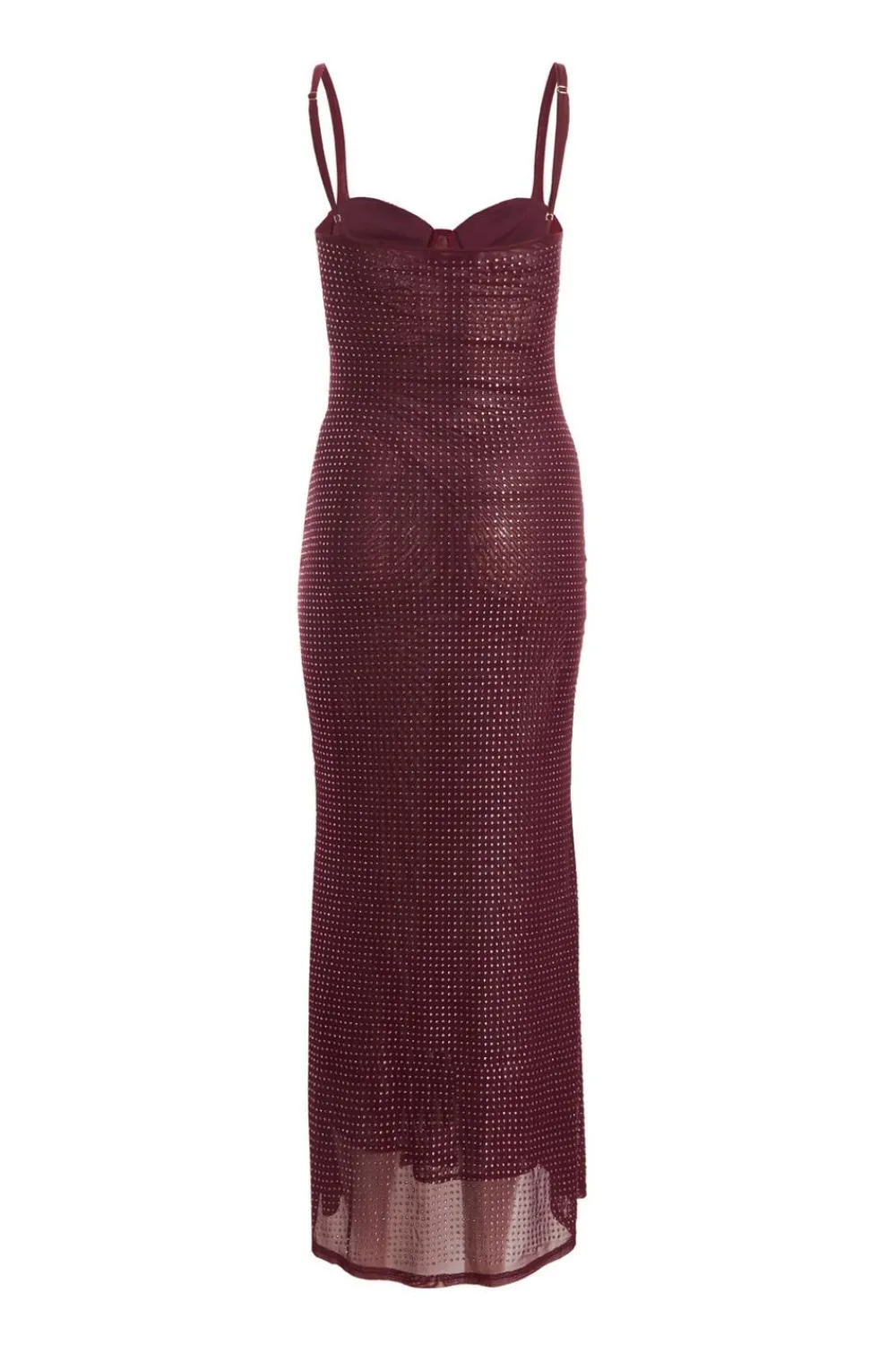 Quiz Evening Dresses|Going Out>Petite Dark Red Embellished Maxi Dress