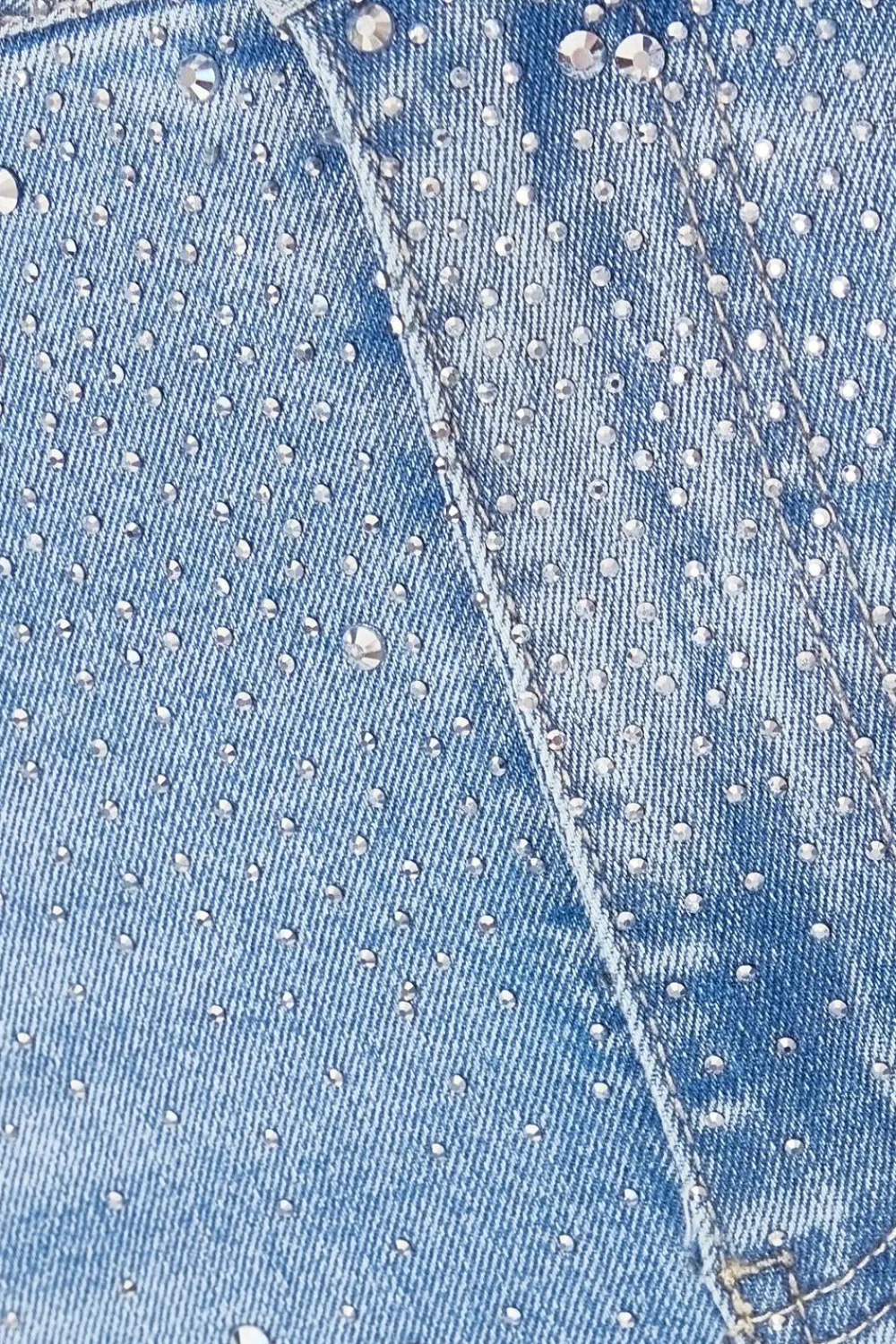 Quiz Trousers|Modest>Petite Light Denim Embellished Jeans