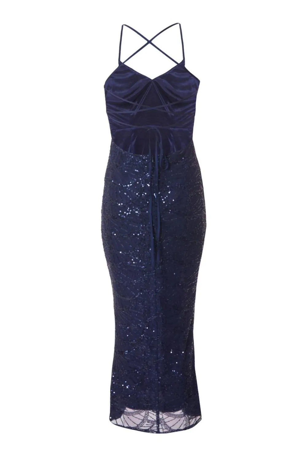 Quiz Prom Dresses|Prom & Ball>Petite Navy Sequin Fishtail Maxi Dress