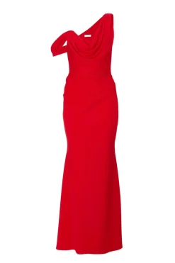 Quiz Prom Dresses|Prom & Ball>Petite Red Drop Sleeve Maxi Dress