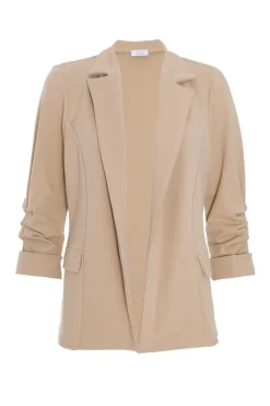 Quiz Jackets & Coats|Blazers>Petite Ruched Sleeve Blazer
