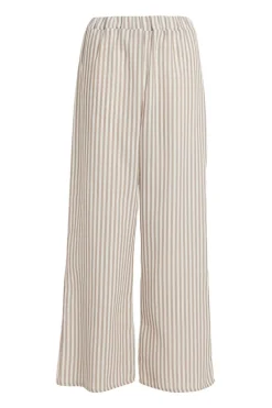 Quiz Trousers|Summer Clothes>Petite Stone Striped Wide Leg Trousers