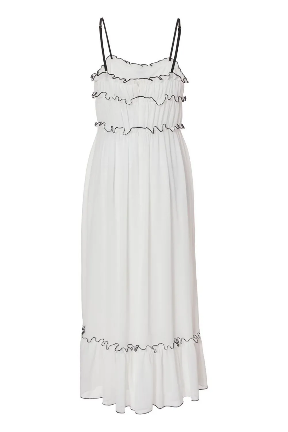 Quiz Summer Clothes|Holiday>Petite White Chiffon Strappy Midaxi Dress