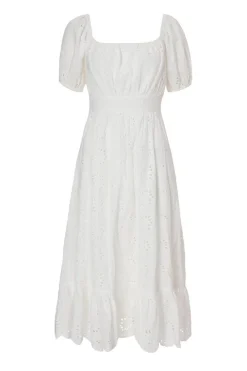 Quiz Holiday|Dresses>Petite White Embroidered Dress
