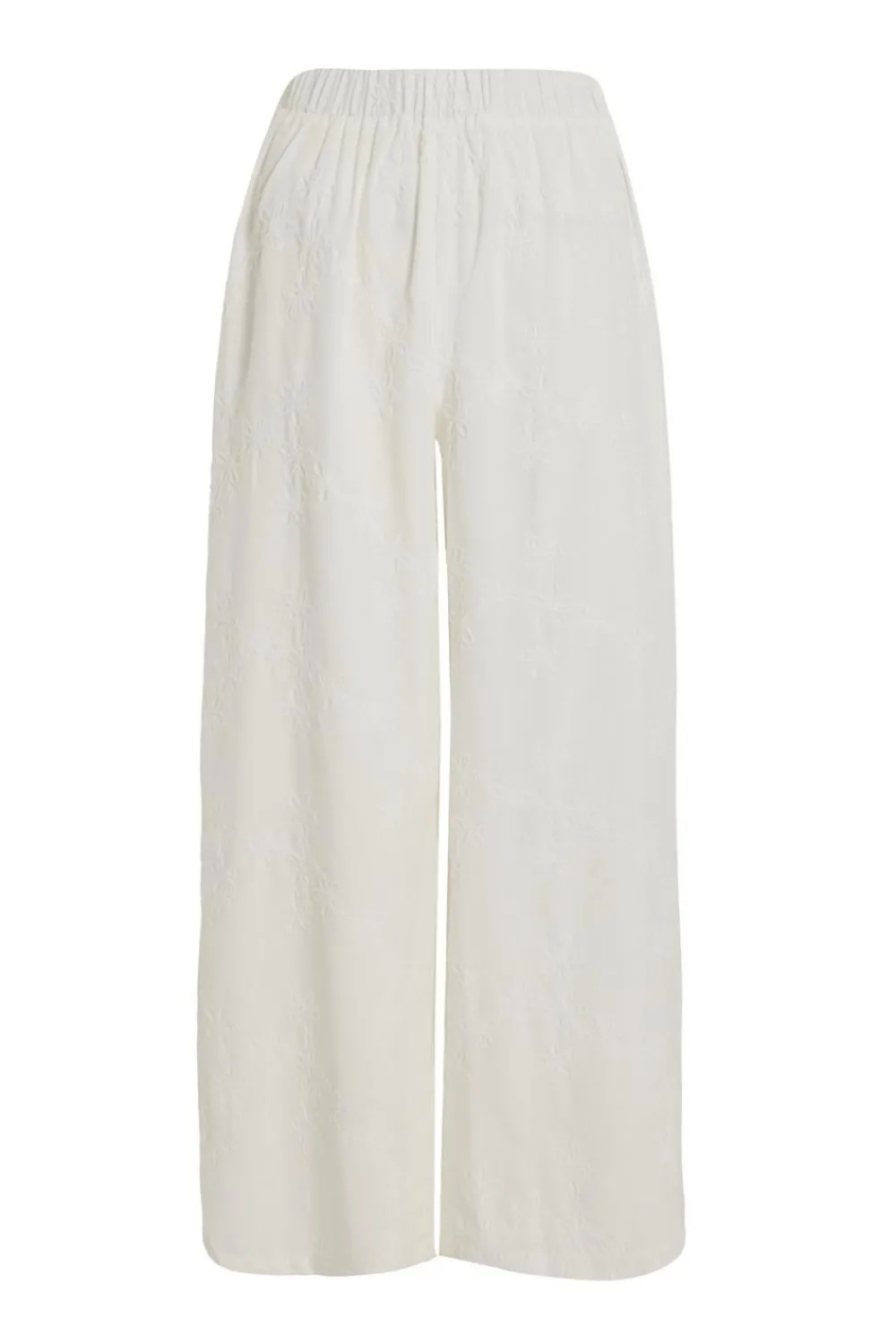 Quiz Trousers|Summer Clothes>Petite White Embroidered Trousers